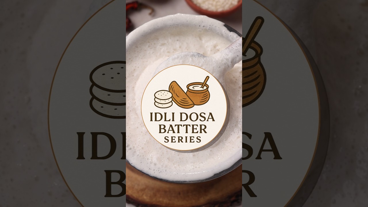 Only 20 minutes to make the perfect IDLI DOSA Batter - it&rsquo;s easier than you think ✨ #idlidosabatter