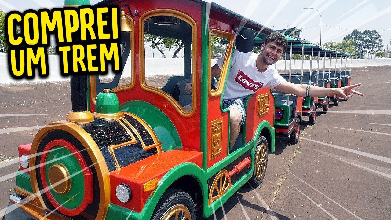 COMPREI UM MINI TREM !! ( BIZARRO ) [ REZENDE EVIL ]