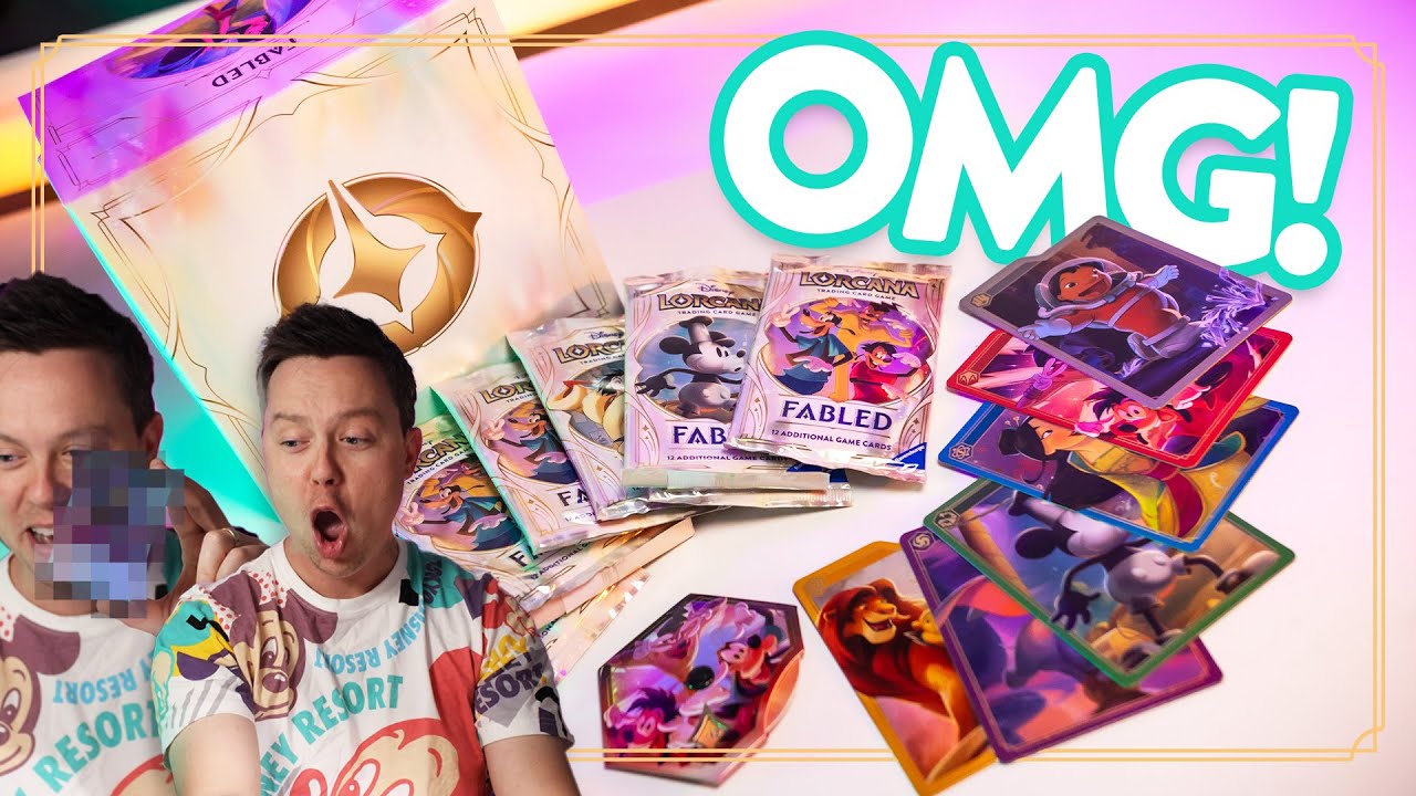 CAN'T BELIEVE WE PULLED THIS?! Disney Lorcana - Fabled Trove Unboxing