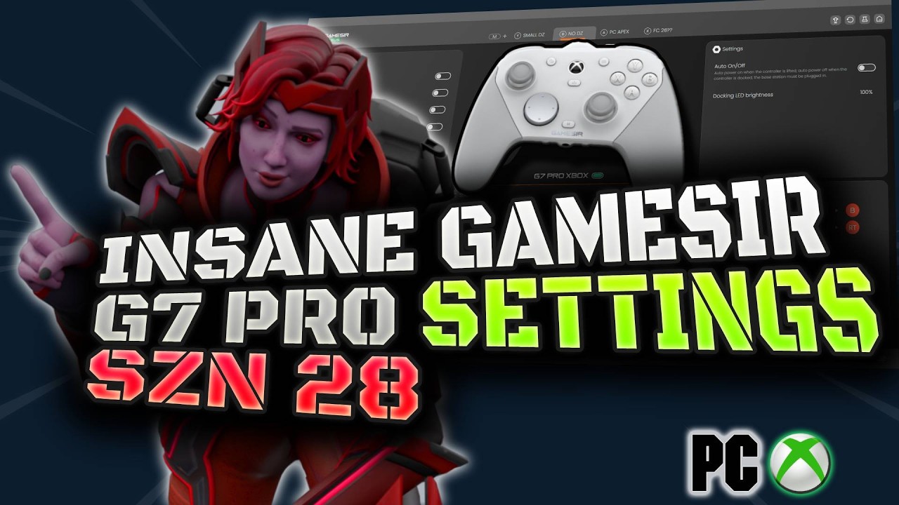 GameSir G7 Pro - INSANE Settings for Season 28 Apex