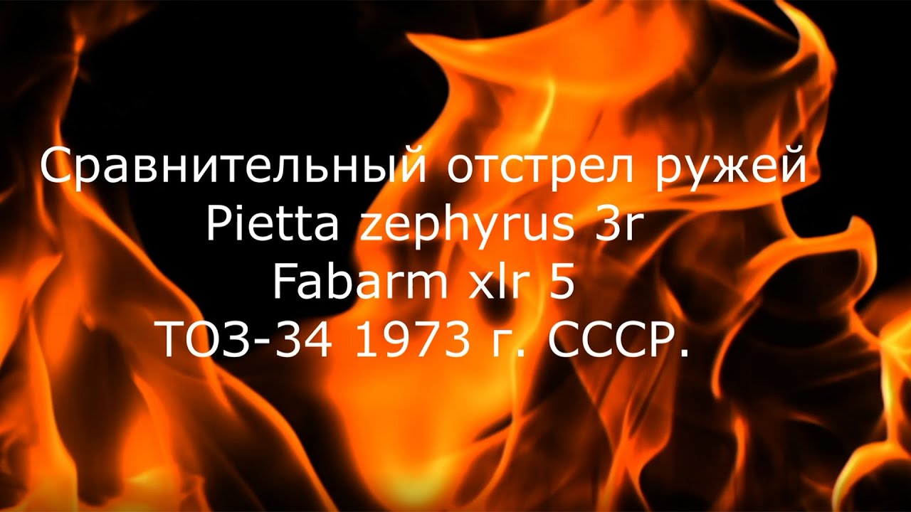 Сравнительный отстрел ружей Pietta, Fabarm, ТОЗ 34!