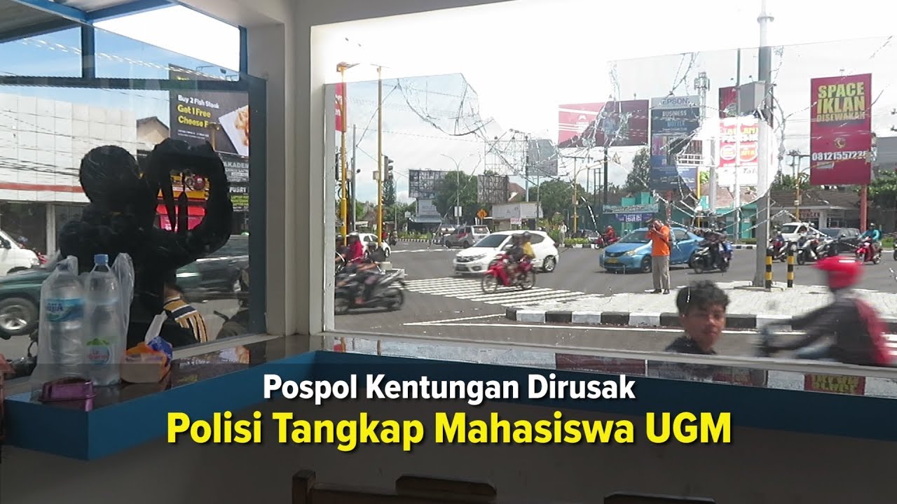 Pospol Kentungan Dirusak, Polisi Tangkap Mahasiswa UGM