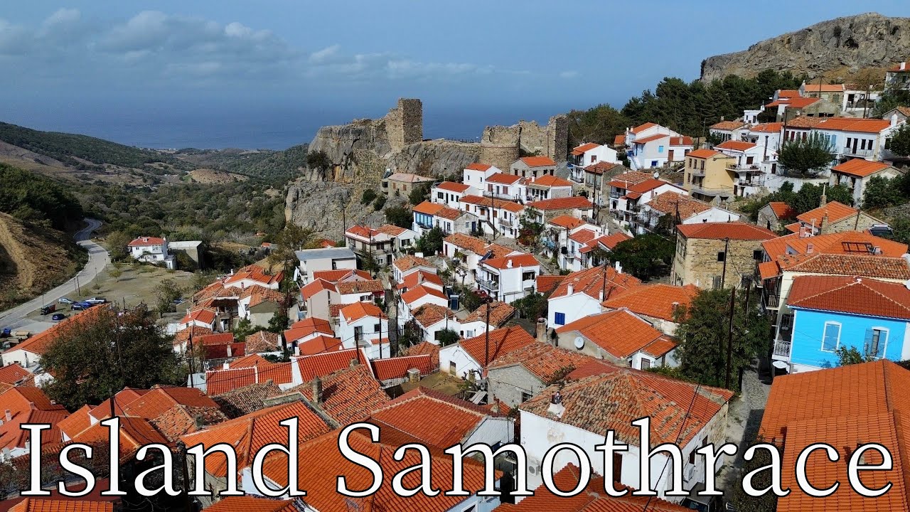 Island Samothrace, Greece - by drone [4K]. #greekislands
