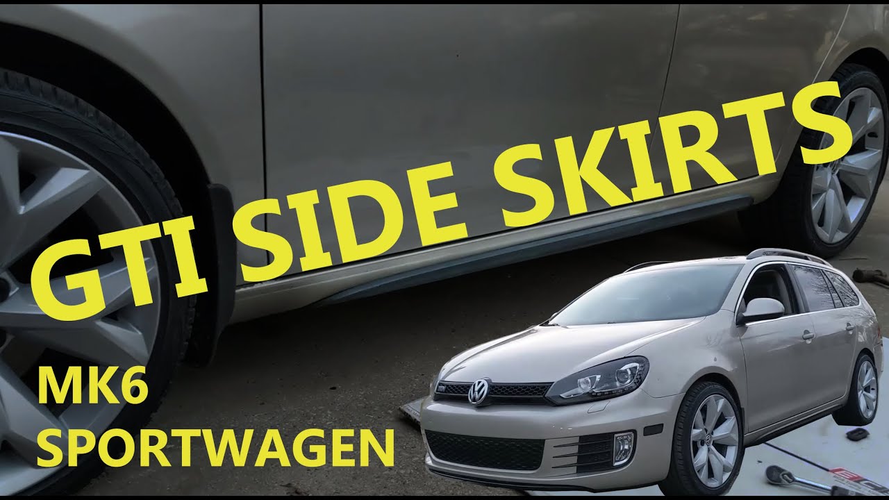 How to install GTI side skirts