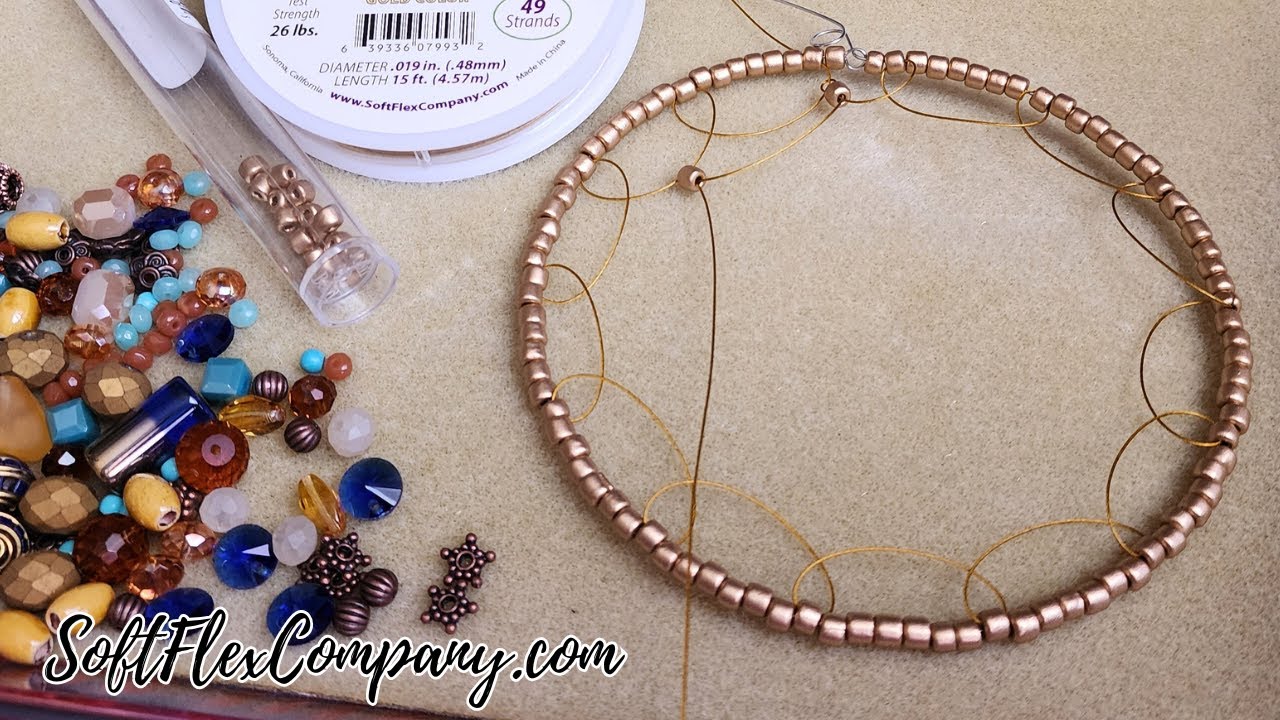 How to Make a Beaded Dream Catcher Using Memory Wire & Pro Econoflex Wire: Spill the Beads w/ Joyce