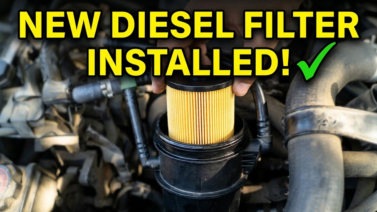 How to replace the Diesel Fuel Filter? (Citroen Xsara Picasso, 2.0HDi, Year 2000)