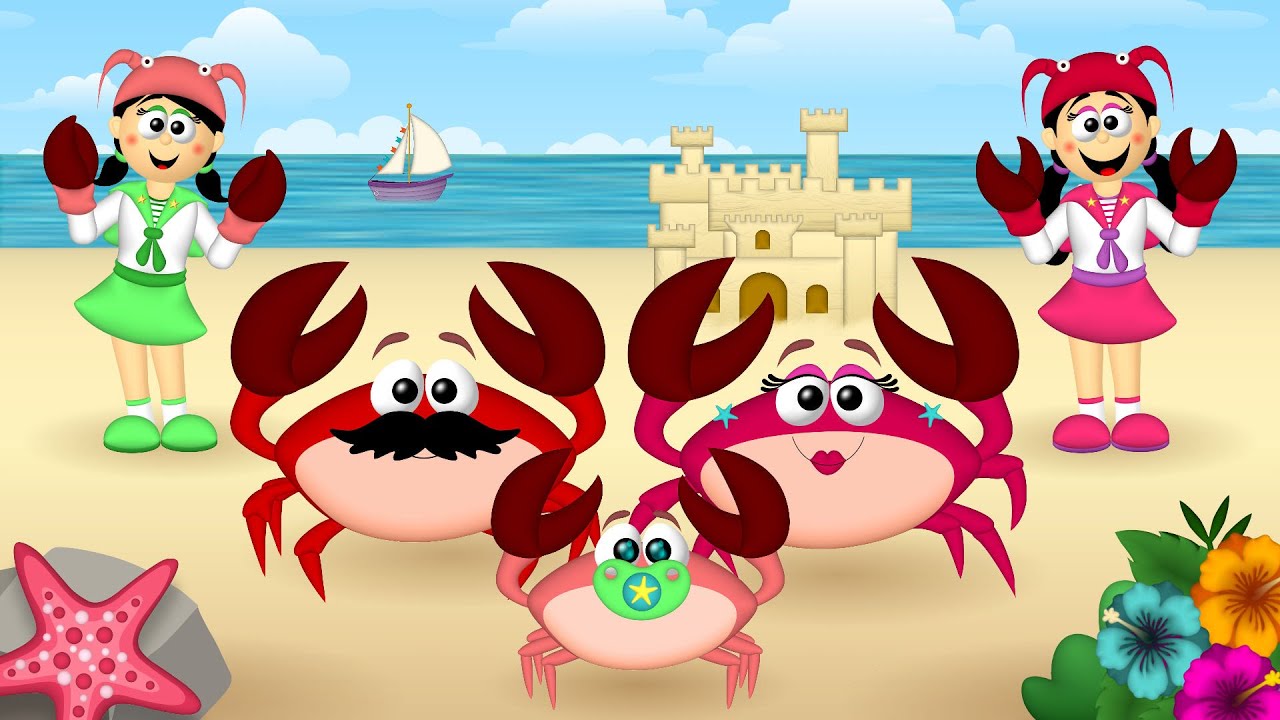 🦀💙 LA FAMILIA JAIBA 🐚  las Peque&ntilde;as Marineritas 🌊⚓ Video Oficinal HD