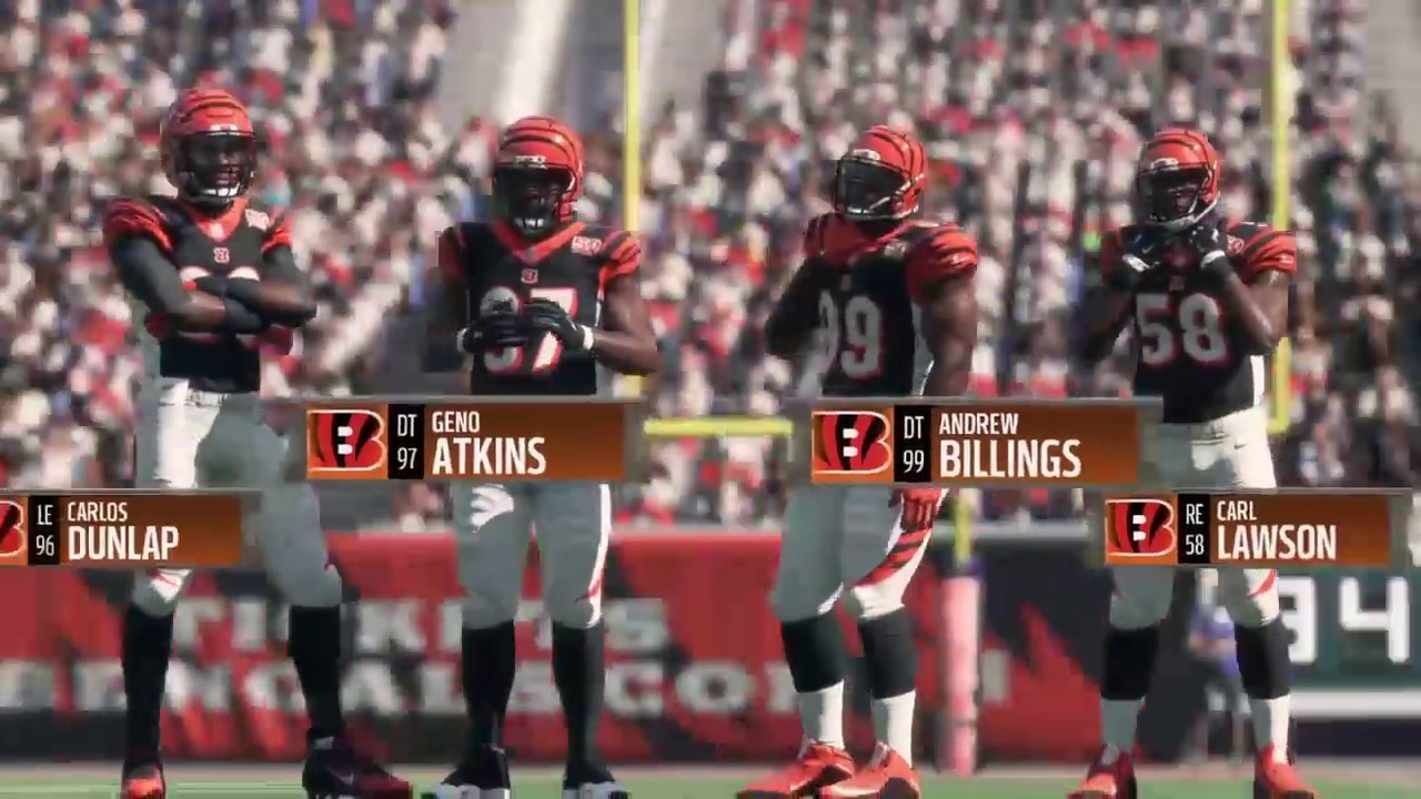 Madden 18 - Cleveland Browns vs Cincinnati Bengals  - Full Game Simulation Nation