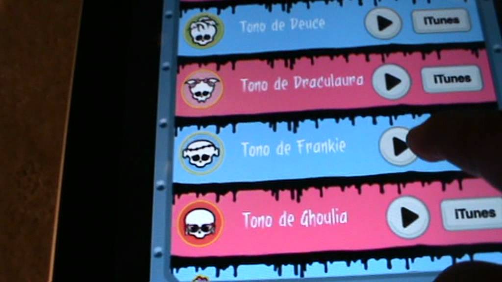 juego monster high i.pad