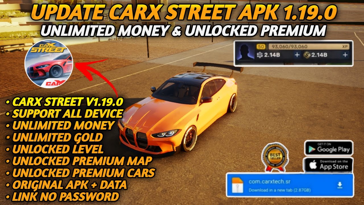 CarX Street Mod APK - CARX STREET v1.19.0 MOD APK DOWNLOAD Unlimited Money | Android & IOS 🔥