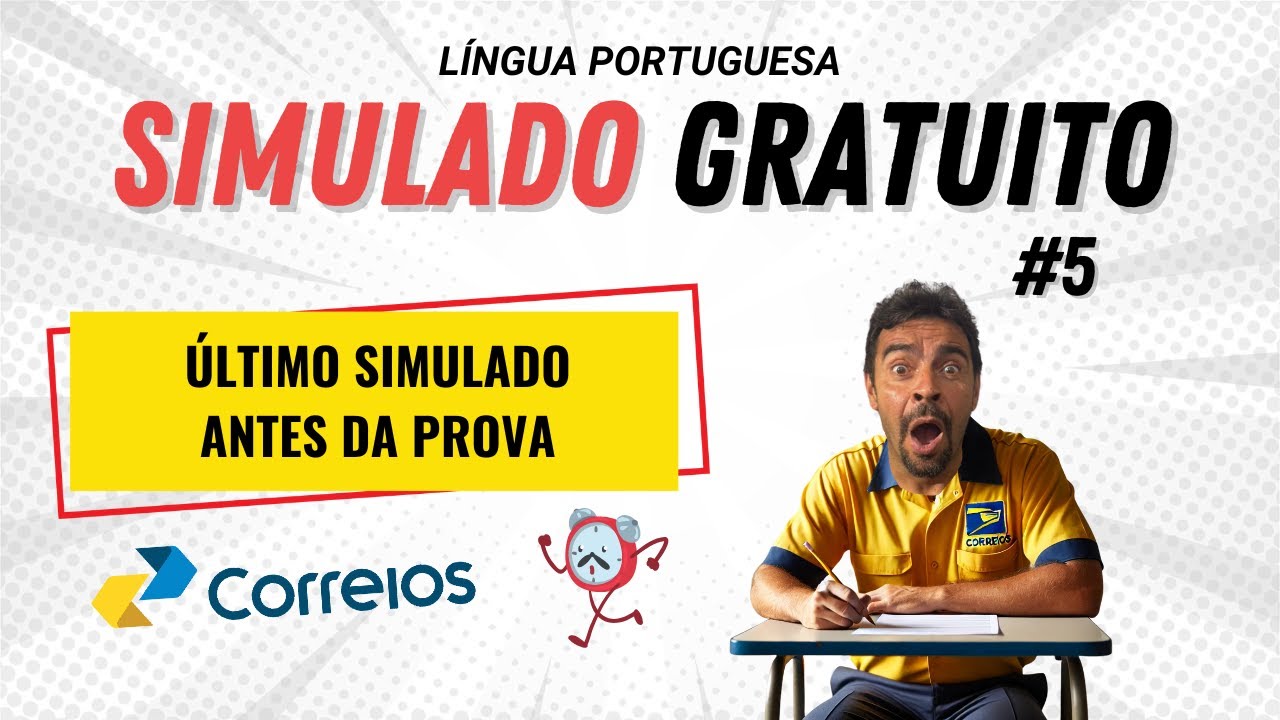 Simulado Correios 2024 - &Uacute;ltima chance de treinar para a prova