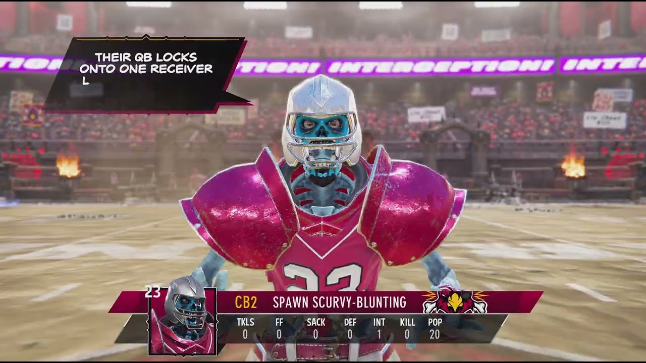 Mutant Football League Game 072 Lost Wages Invaders vs Cardinal Sins