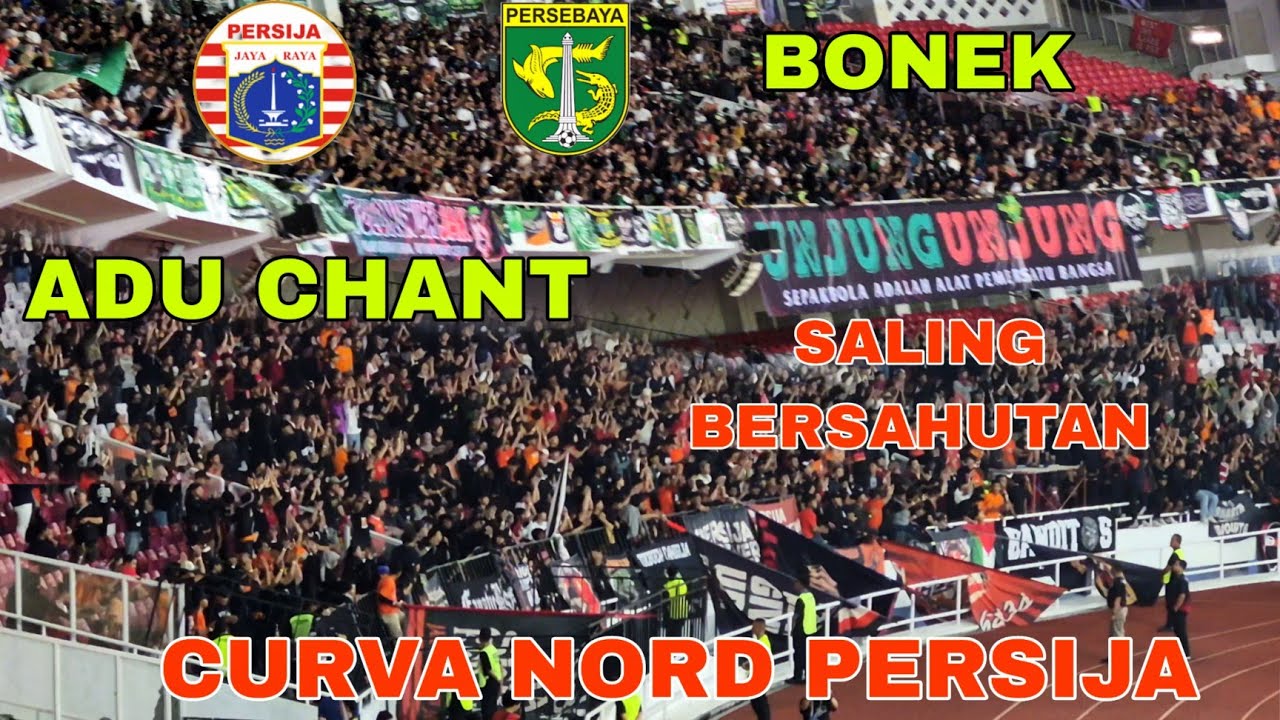Curva Nord Persija Saling Sahut Dengan Bonek Di SUGBK‼️Menjelang Kick Off Persija VS Persebaya