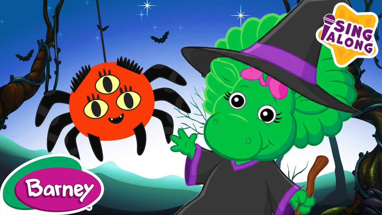 IT'S THE SPIDER! | Halloween Sing-Along | Barney | Scholastic Sing & Dance