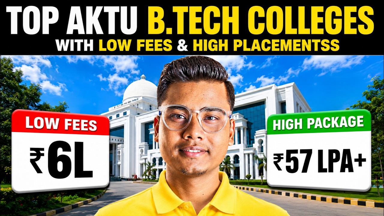 Top Private AKTU Engineering Colleges 🔥 Low Fees + High Placements in 2026
