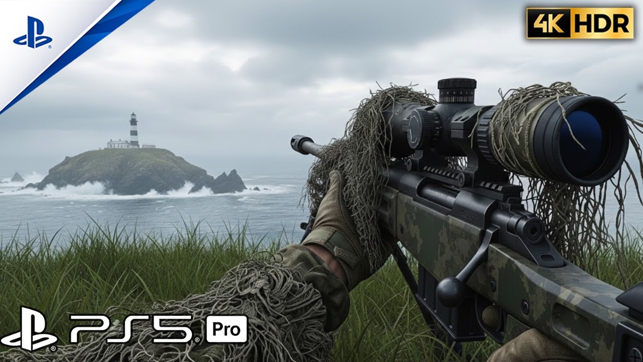 (PS5) Camouflage Sniping Mission | Ultra-Realistic Call of Duty Gameplay 4K