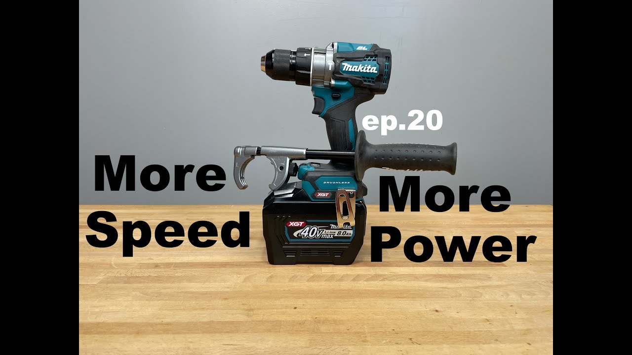 Makita XGT GPH01 1/2 inch Hammer Drill with 8 ah XGT battery | ep.20 | BL4080F