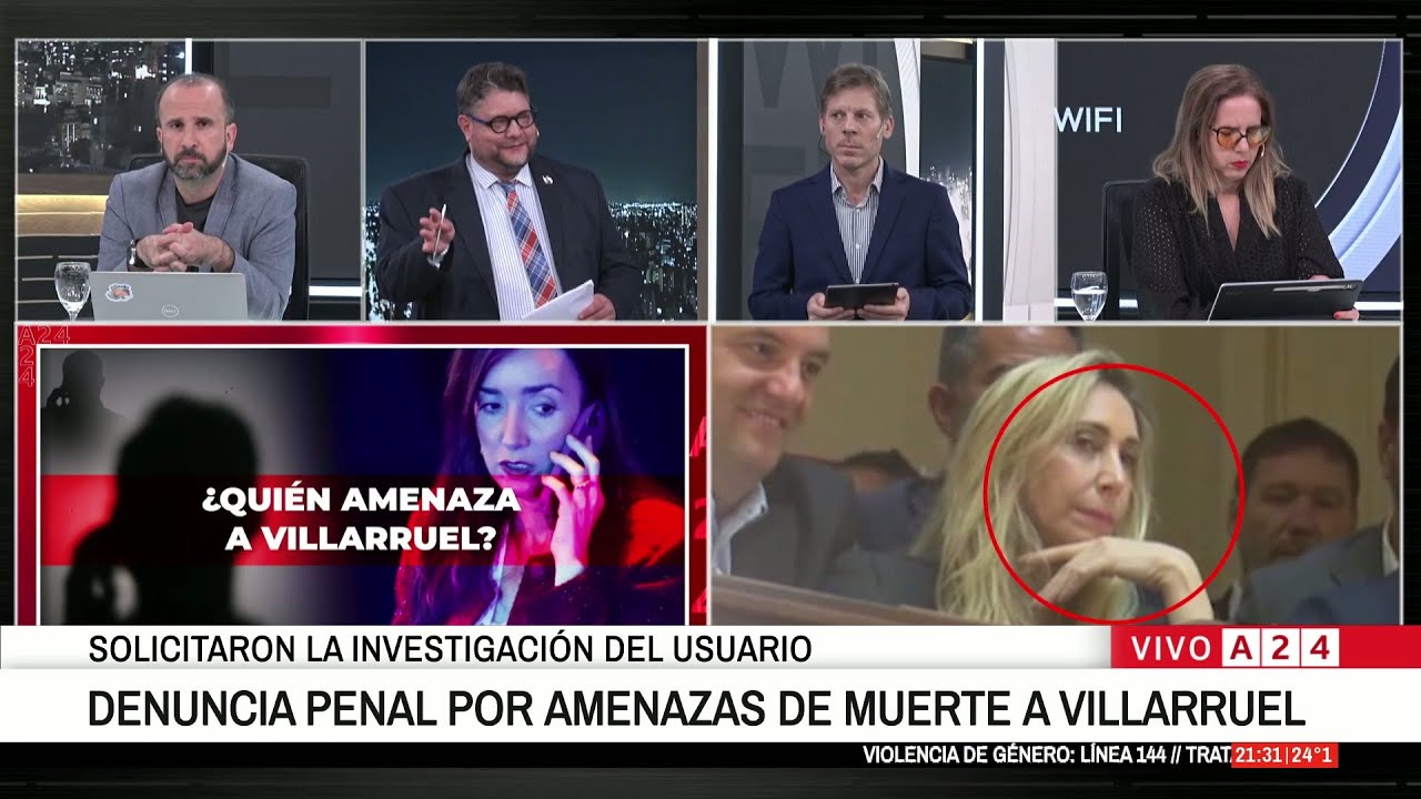 🔴 DENUNCIA PENAL POR AMENAZAS DE MUERTE A VILLARRUEL