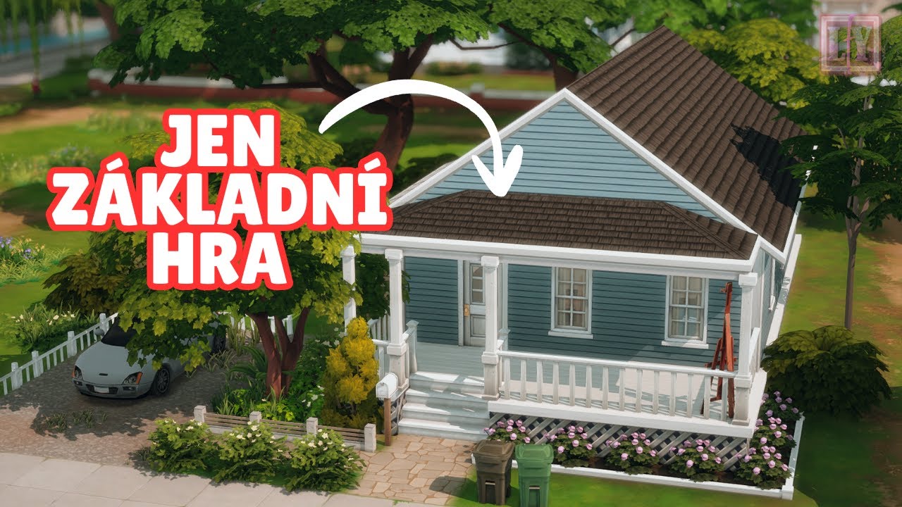 Sims 4 Build Challenge ☕ BEZ cheatů | 2.Díl Nejlevnější starter dům (BG)