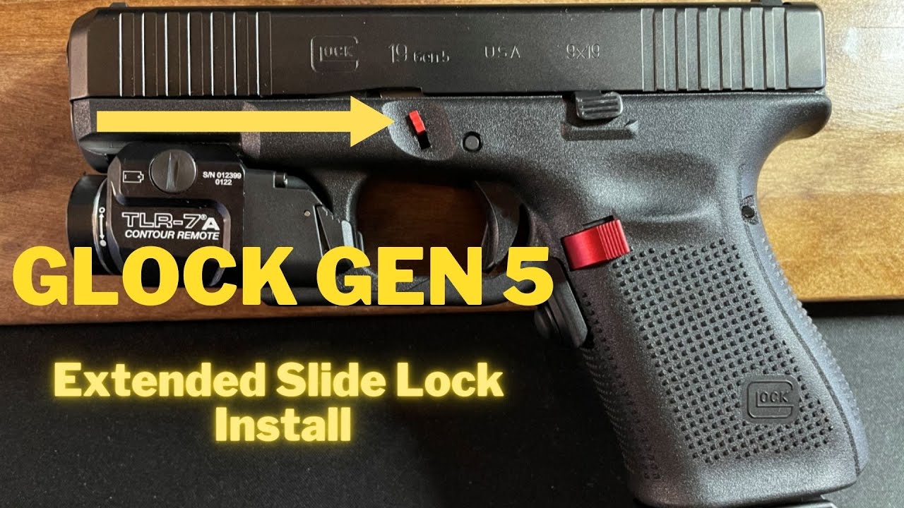 Glock 19 Gen 5 upgrade : Extended Slide Lock