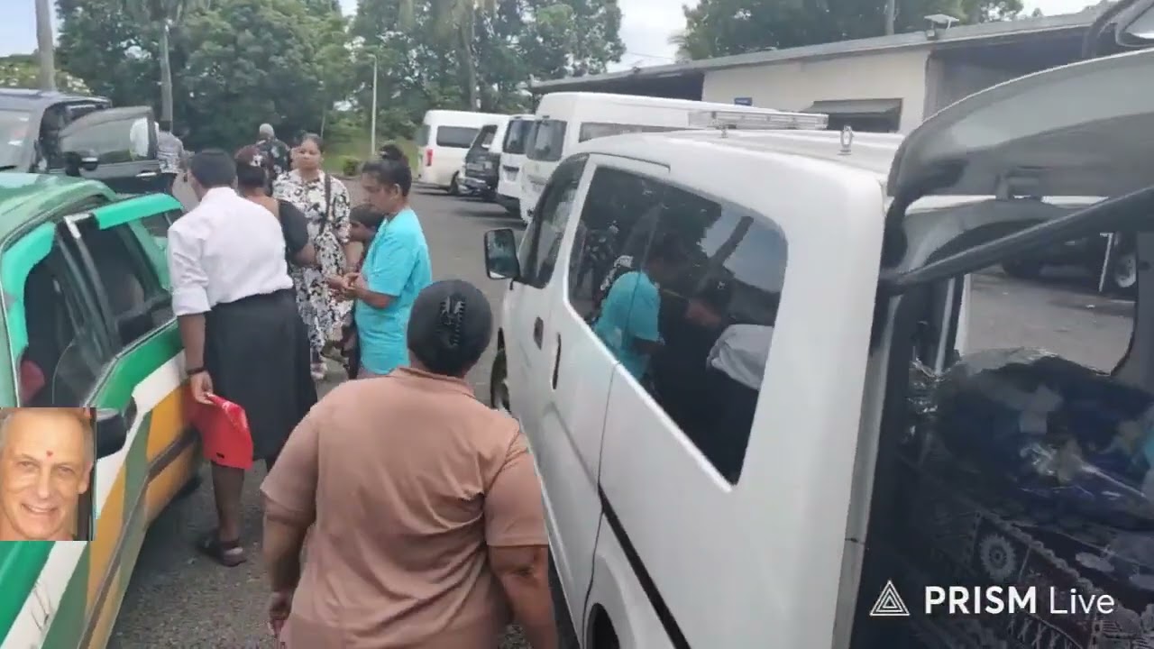 Funeral of Late Mr. David Seeton of Kashmir Lautoka. Coverage by Irene Pal & Ayush Sharma.