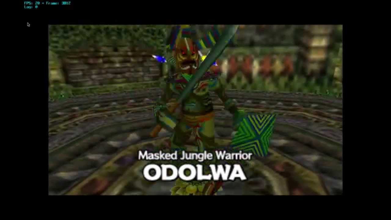 Goron link vs. Odolwa