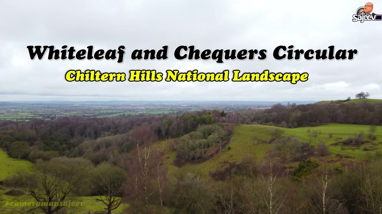 Whiteleaf and Chequers Circular at Chiltern National Landscape.  #drone #hiking #cameramansajeev