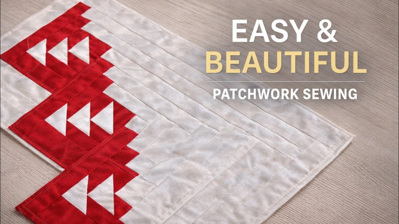 Красивое ласкутное изделие своими руками. Beautiful Patchwork Project.