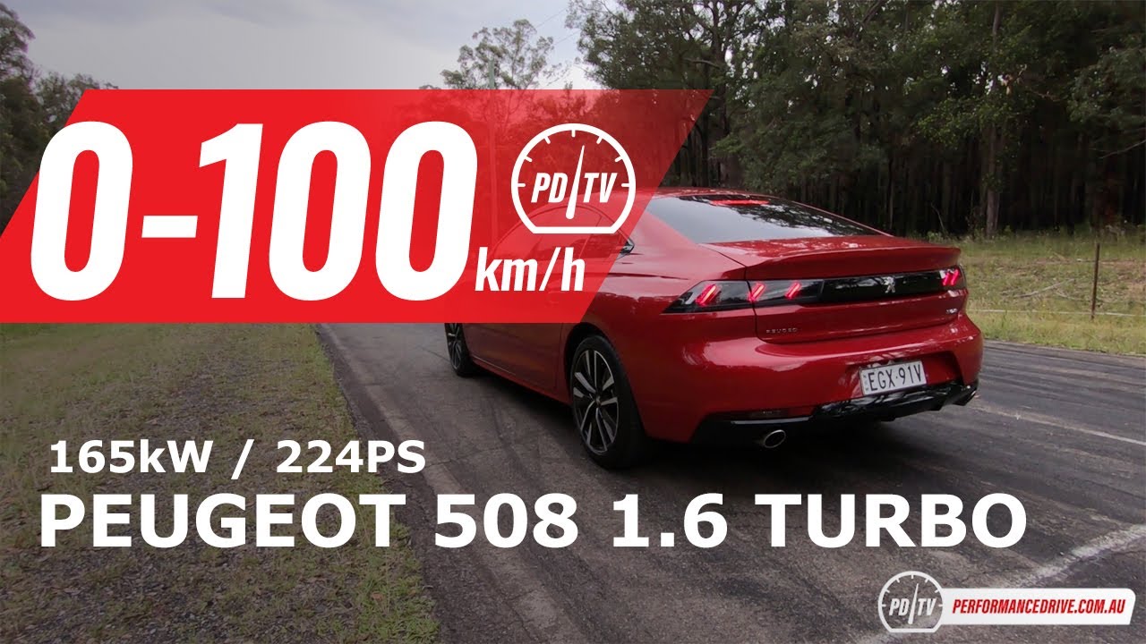 Peugeot 508 GT 2020 года: разгон от 0 до 100 км/ч и звук двигателя