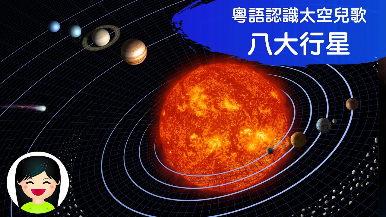 八大行星 8 planets in solar system | 認識宇宙太空太陽系銀河系 | 中文兒歌 | 香港粵語廣東話歌曲 | 幼稚園認識天文教材 | 嘉芙姐姐兒歌