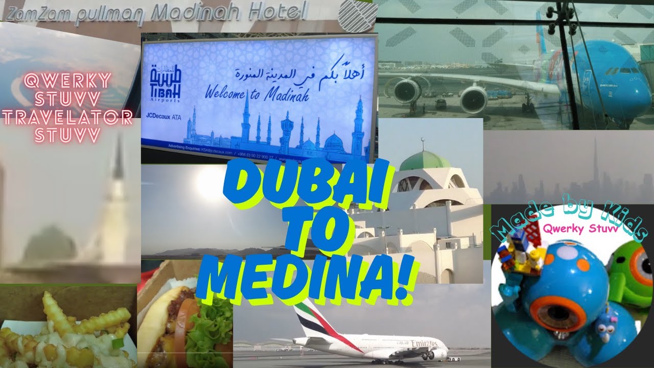 Dubai to Medina in Emirates! | DXB-MED | Qwerky Stuvv Travelator Stuvv S1 E5 | Pullman Hotel Medina