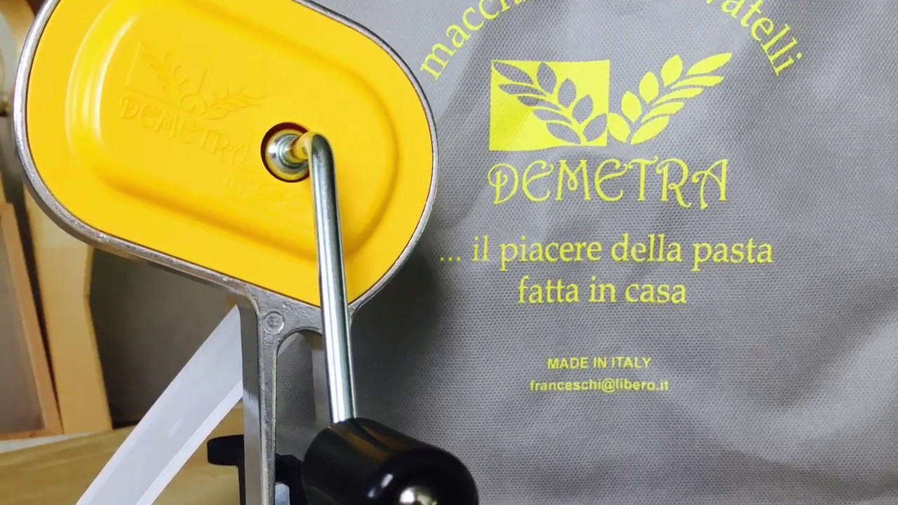 Fare gnocchetti sardi e cavatelli con Demetra - versione 2018