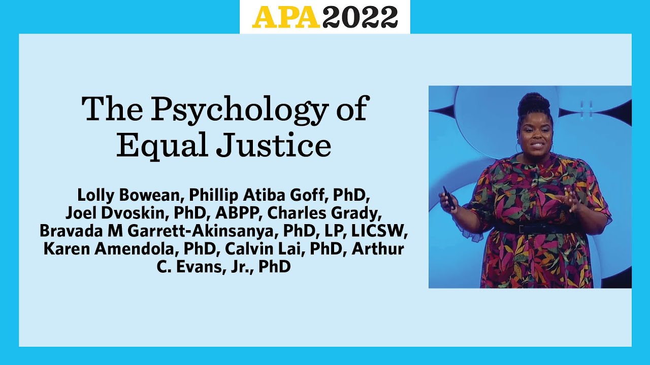 The Psychology of Equal Justice