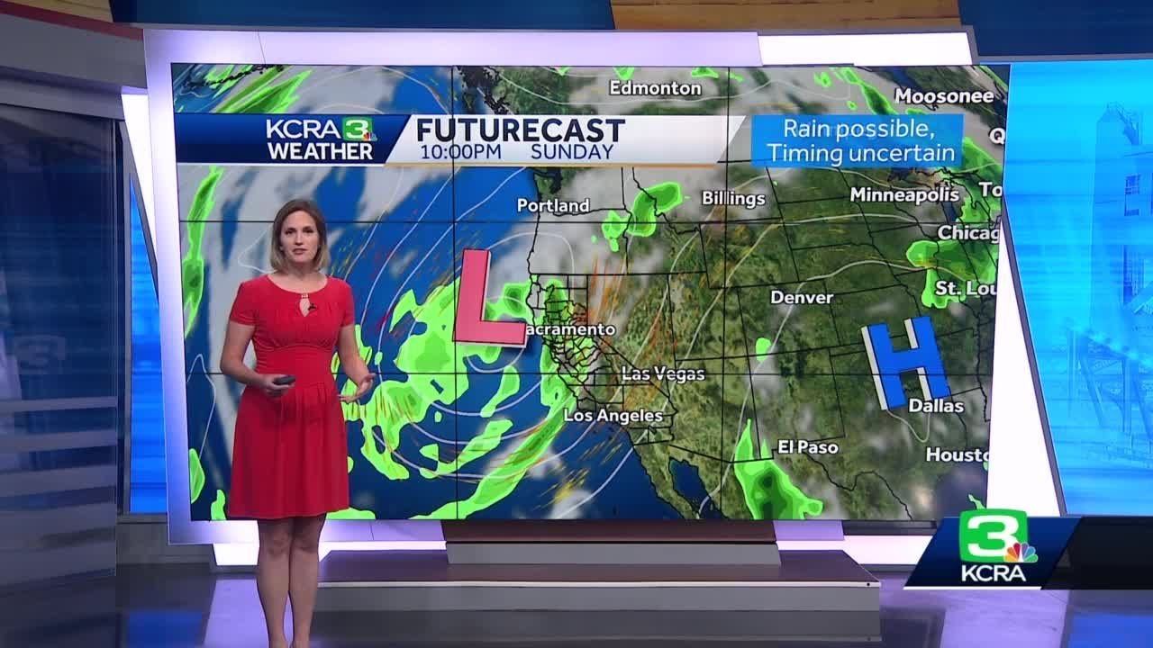 Rain possible this weekend but timing is uncertain