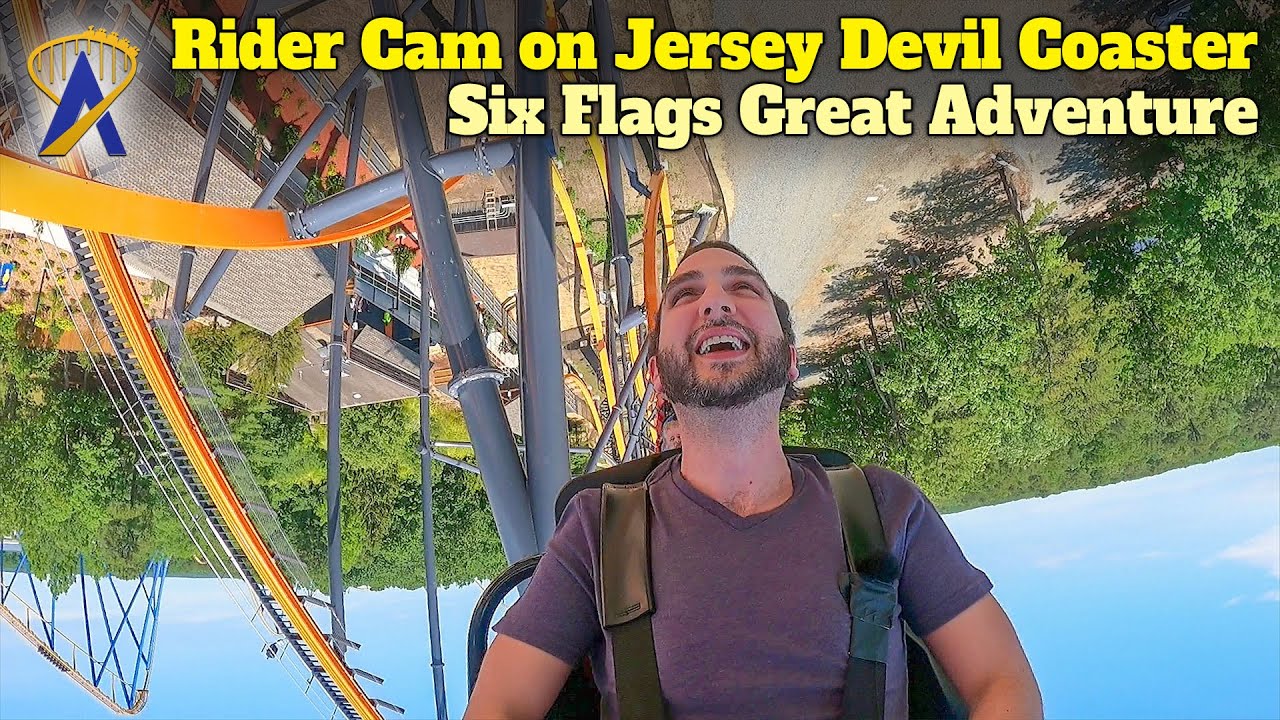 Jersey Devil Rider Cam at Six Flags Great Adventure