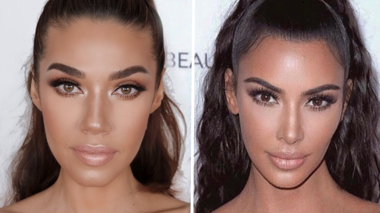 KIM KARDASHIAN MAKEUP using ALL DRUGSTORE!! | Eman
