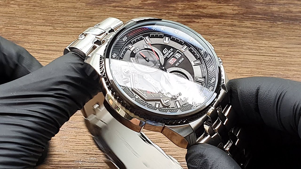 Casio Edifice EF-558D-1AVUDF Cronógrafo Taquímetro - ALTARELOJOARIA APRESENTA