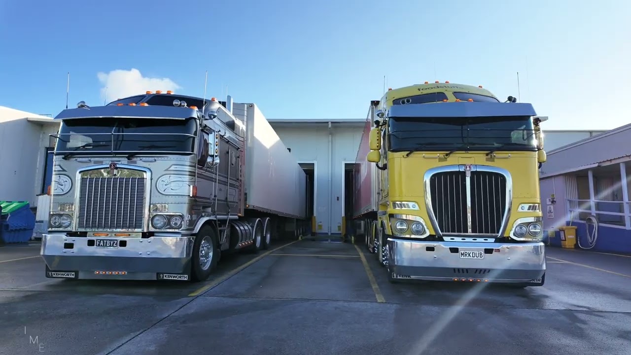 Kenworth K104 - Auckland - New Plymouth - Auckland - Carting frozen food for Northchill LTD |Vlog14