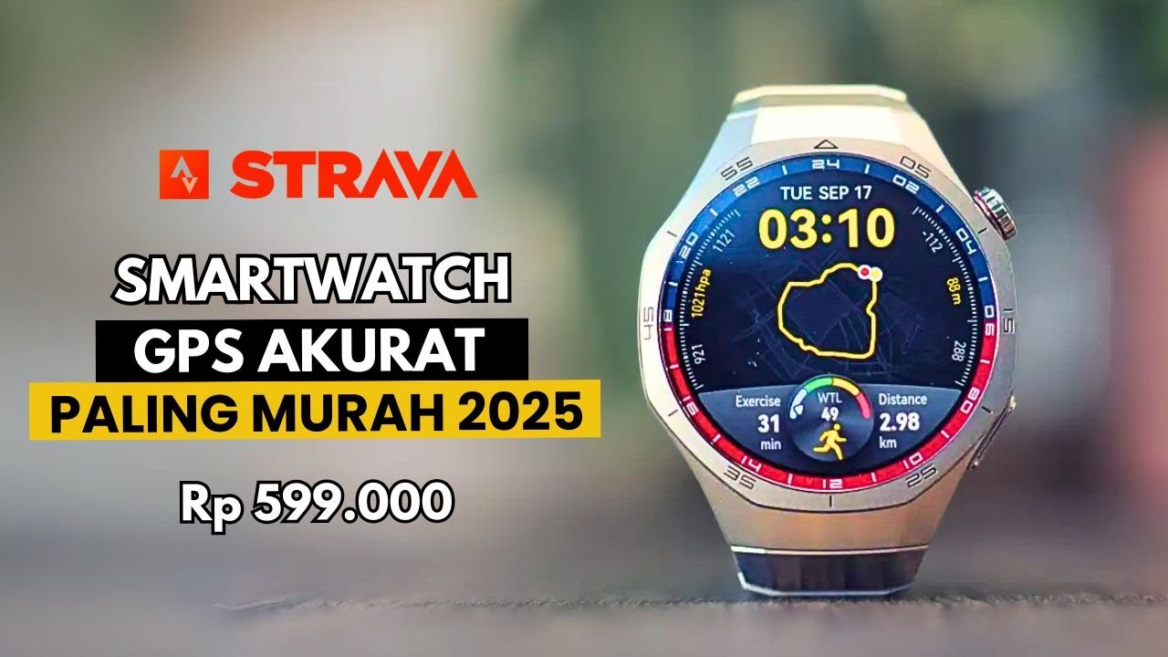 7 Rekomendasi Smartwatch Built-in GPS Terbaru Paling Murah 2025