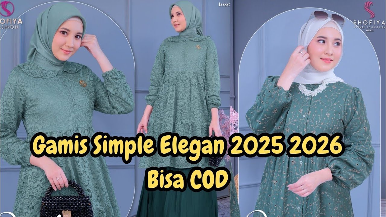 MODEL GAMIS SIMPLE ELEGAN 2025 2026 BISA COD