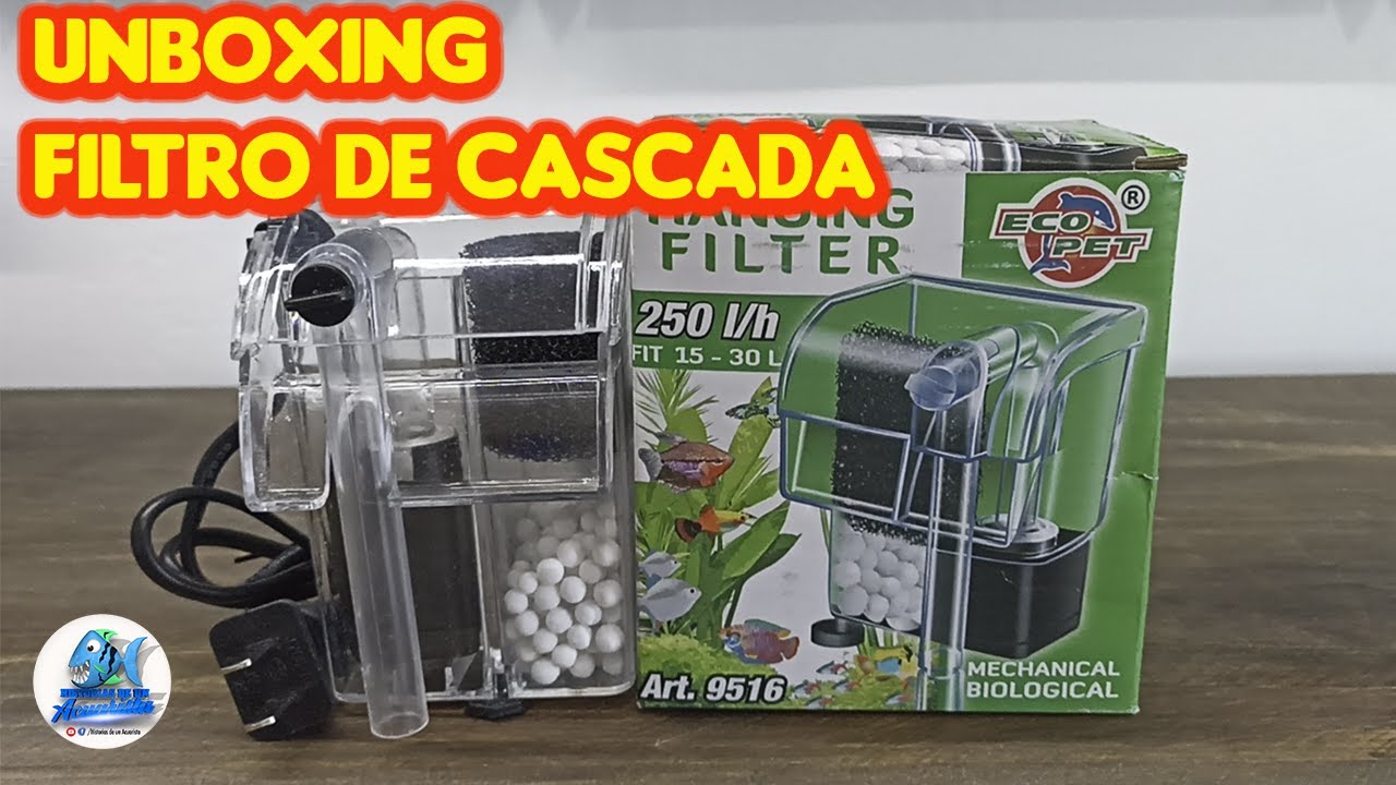 Unboxing filtro de cascada  Eco Pet 9516