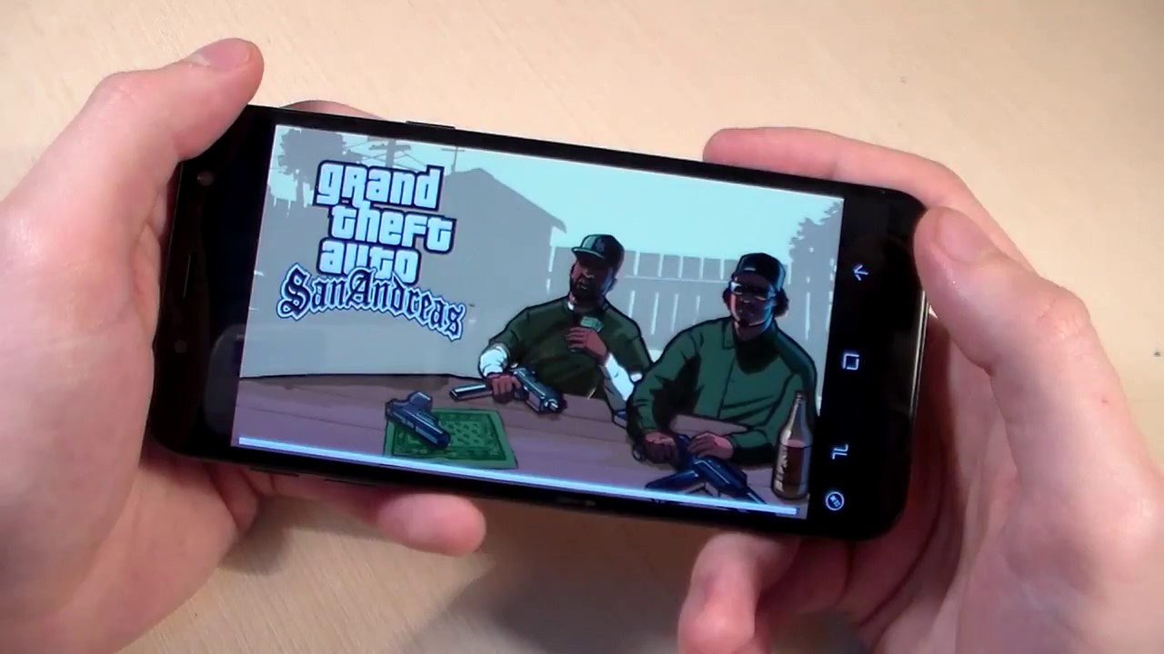 Games Samsug Galaxy J6 2018 (PUBG:Mobile, GTA:SanAndreas, NFS:MostWanted)