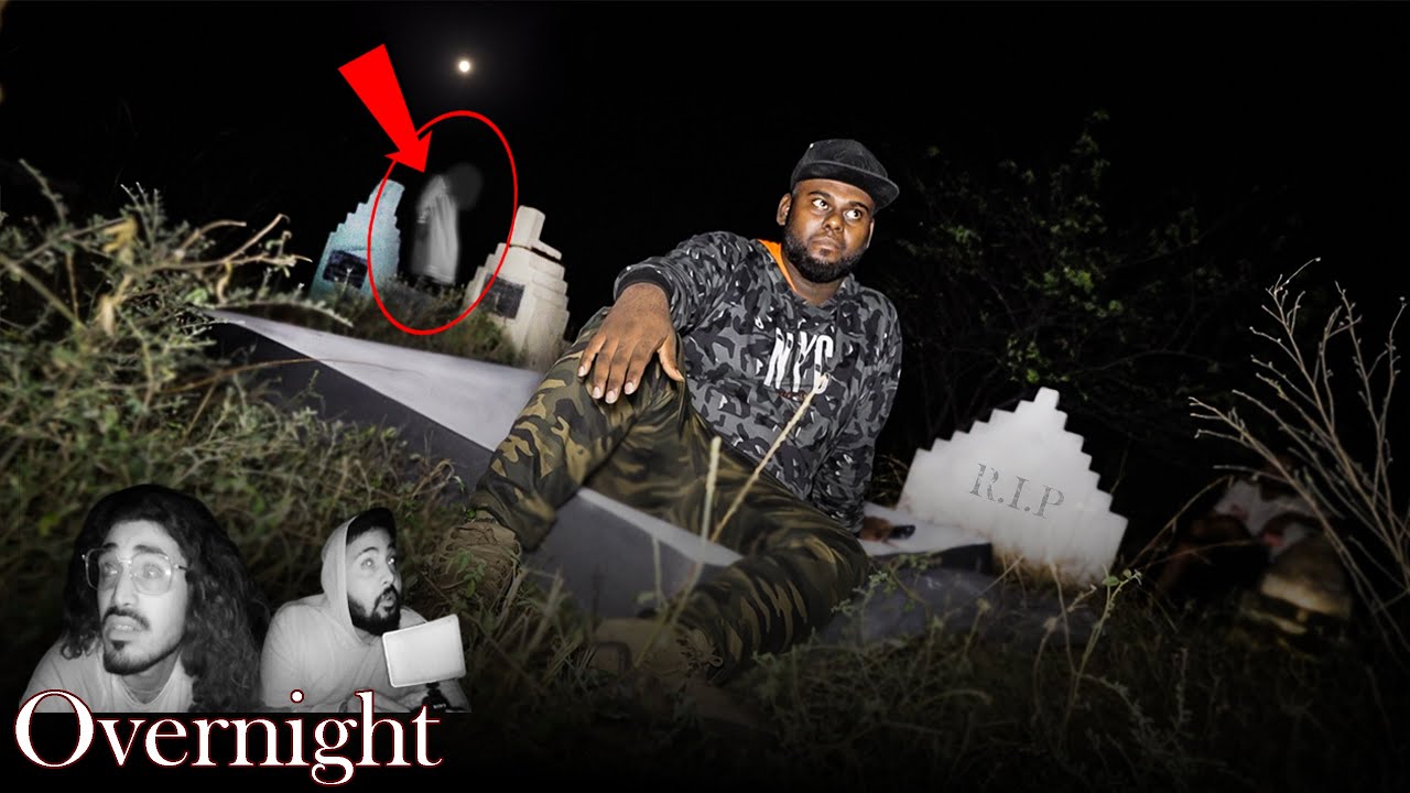 Staying Overnight in Cemetery ! ( Challenge )