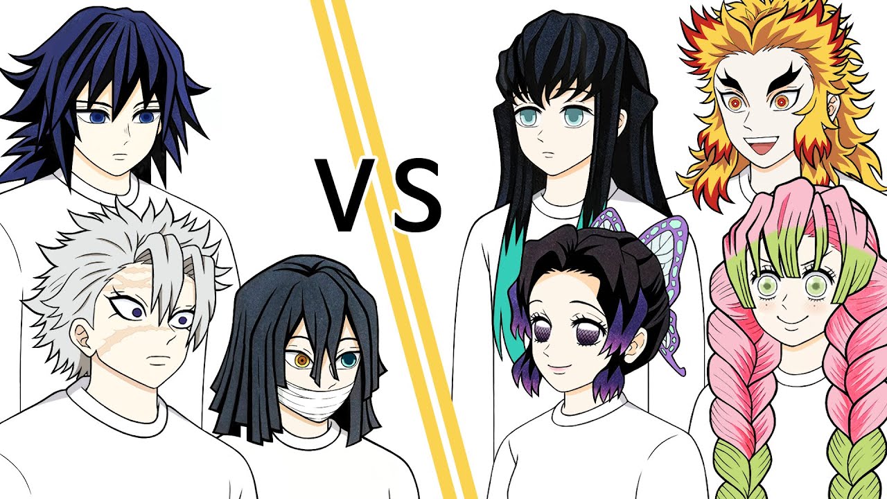 [귀멸의 칼날] 21세조 VS 연하조 ~2편~ [안 웃기 대결]