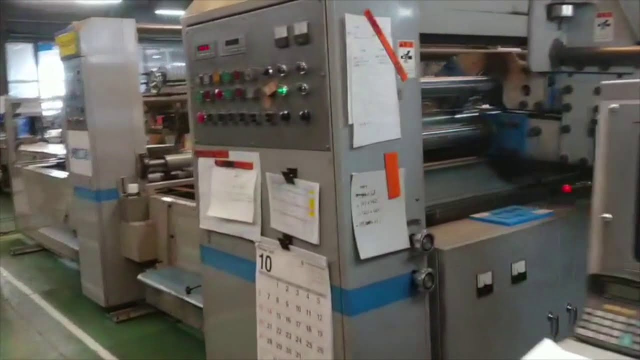 2800 mm ISOWA Flexo Folder Gluer Casemaker Year: 1996