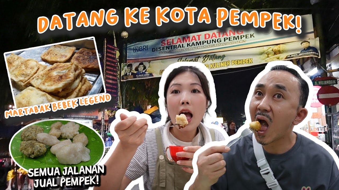 HALO PALEMBANG! HAMPIR GAK JADI TERBANG, PAS SAMPAI MAKAN MARTABAK LEGEND!