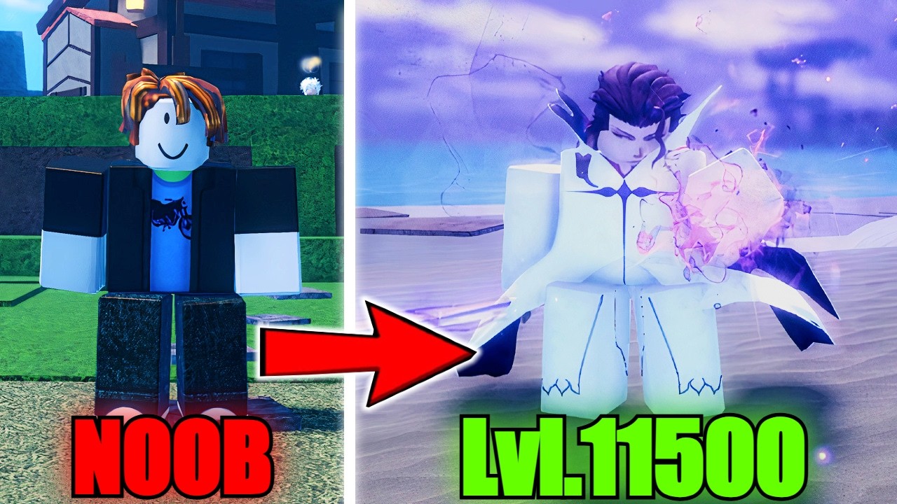 От новичка до максимального уровня за настоящего Айзена в Sailor Piece... (Roblox)