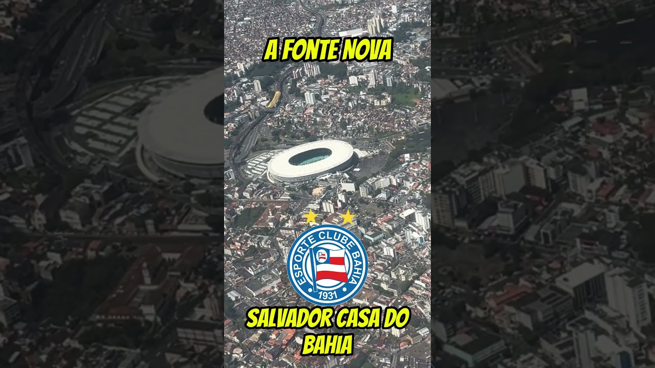 Fonte nova estádio do Bahia vista de cima 