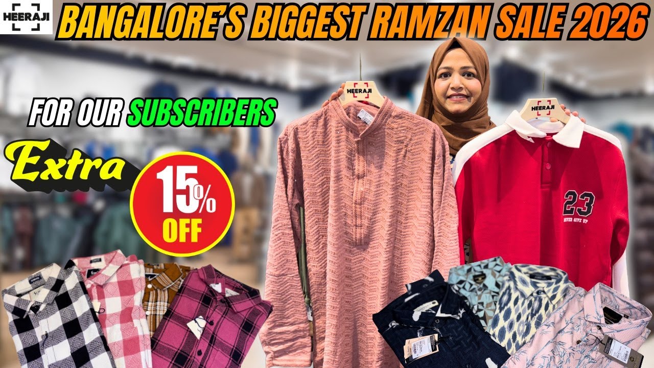 🔥 Bangalore’s BIGGEST Ramzan Sale 2026 👉 ₹350 + Extra 15% OFF