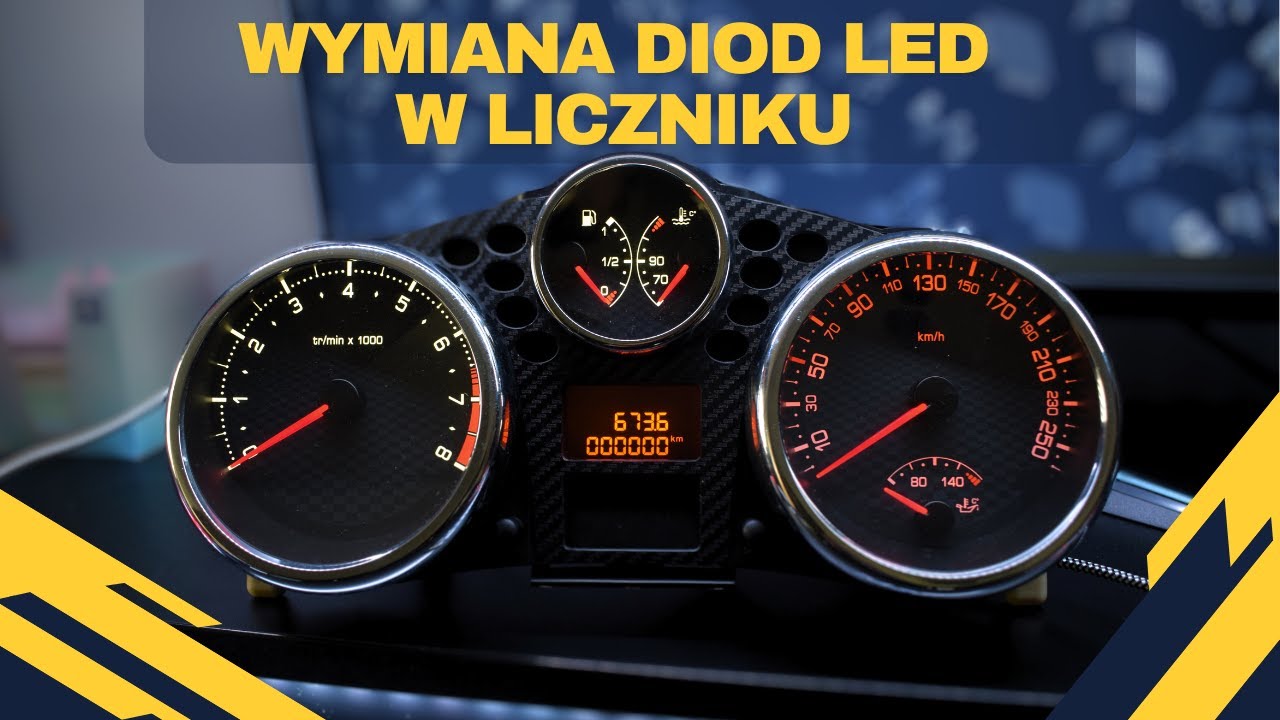 Jak zmienić kolor podświetlenia licznika? | Wymiana diod LED | Poradnik